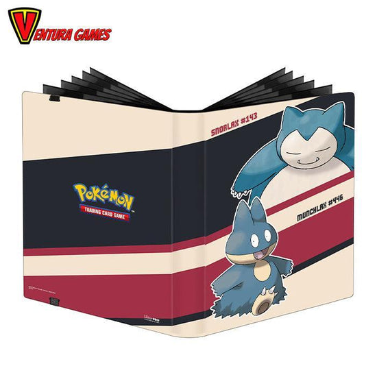 UP - Snorlax & Munchlax 9- Pocket PRO Binder for Pokémon - Ventura Games
