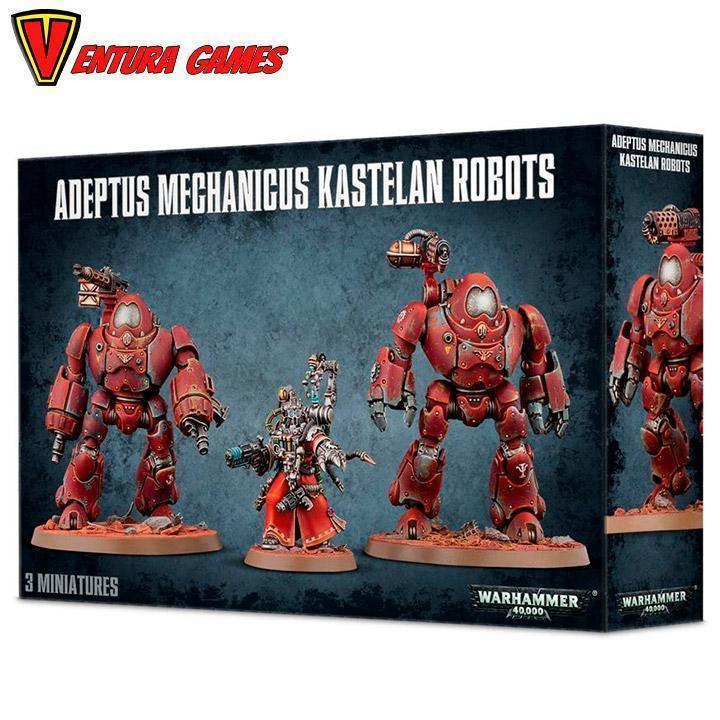 Warhammer 40K Adeptus Mechanicus Kastelan Robots - Ventura Games